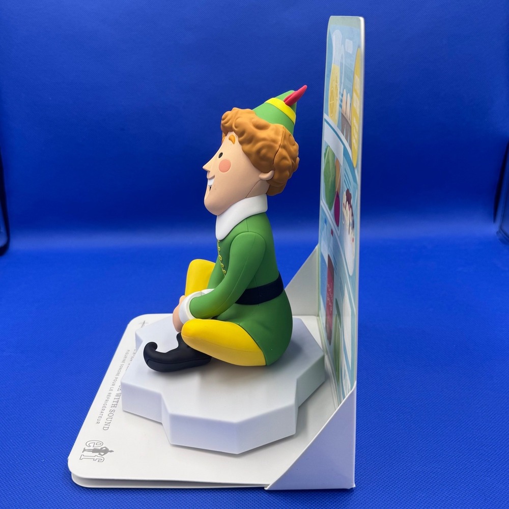 Buddy The Elf Hallmark Talking Fun in‎ Fridge Jokes Open Refrigerator Christmas - Picture 5 of 6